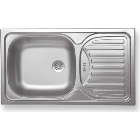 Novaservis Fregaderos - Fregadero 44x76 cm, acero inoxidable DR43/76