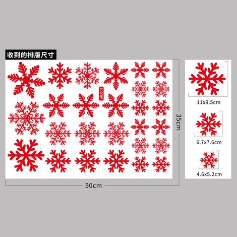 Autocollants statiques flocons de neige de Noël, autocollants décoratifs de Noël pour vitres, décorations de fenêtre pour le Nouvel An, autocollants flocons de neige dorés et argentés pour fenêtres.