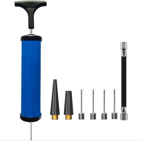 Aiguilles de Pompe de Ballon de Sport Portables avec Pompe à Main pour Football, Ballon de Rugby, Volley Ball, Basket Ball, Anneau de Bain en Ballon (1/4)