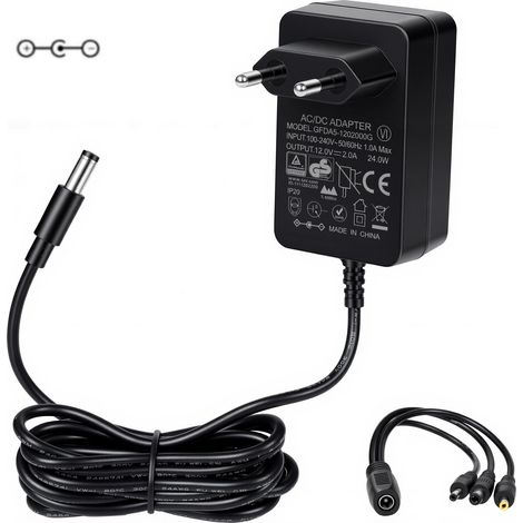 12V 2A 24W Adaptateur Secteur Alimentation Chargeur pour Piano CTK120 (1/5)
