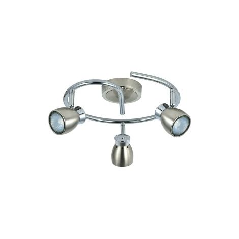 FAB 142453003 Chacho Soffitto 3xgu10 Nichel 14x30x30 Cm