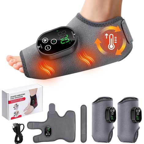 Masseur de pieds électrique sans fil 3 en 1 avec 6 réglages de chauffage (1/5)