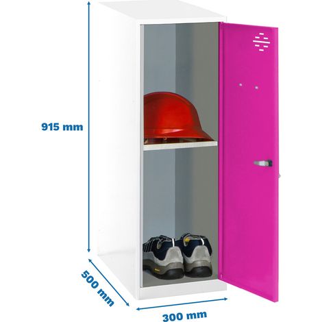 Simonrack Armadio Metallico Rosa e Bianco 915x300x500 mm