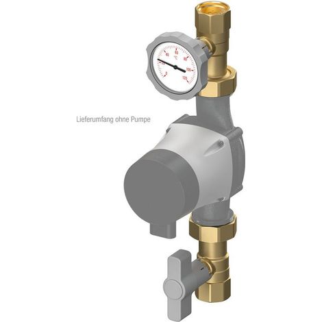 Flamco Pumpenabsperrset C 1", ohne Schwerkraftbremse