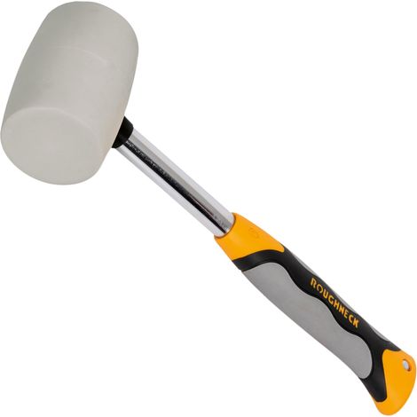 Roughneck Non-Marking White Rubber Mallet, 16 oz (454g) (1/2)
