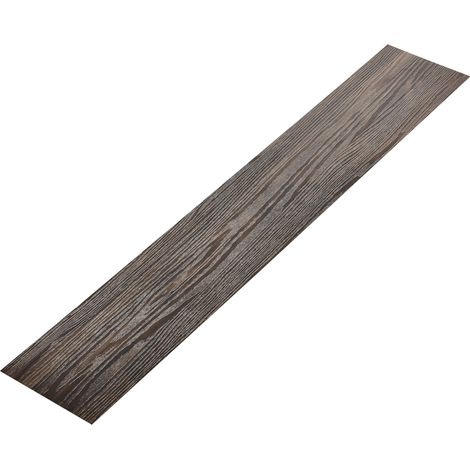Pannelli laminati in PVC vinilico 42 pezzi 585 m² rovere affumicato 030007207