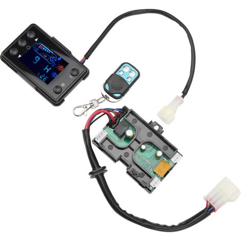 Carte mère avec écran LCD, télécommande et écran intégré pour chauffage de stationnement 12 V 5 kW, compatible avec les chauffages à air et diesel pour voitures, bus et trains. (1/5)
