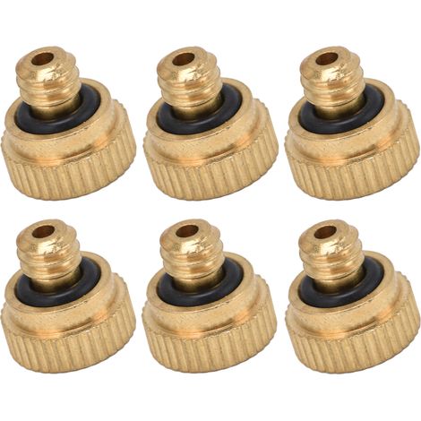 20-teiliges Set mit Messing-Zerstäuberdüsen für Gartenarbeit, 0,3 mm Bohrung, UNC10-24 Gewinde (1/5)