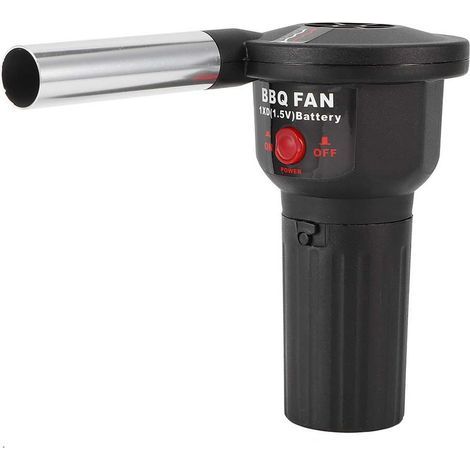 Souffleur d'Air pour Barbecue, Électrique à Piles, Durable et Pratique pour Cuisson, Camping, Allumage de Charbon de Bois en Plein Air (1/5)