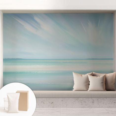 Carta Da Parati - Murale Alla Moda Decorazione - Camera Da Letto - Con Colla Gratuita Mare calmo 208x146 cm (1/5)