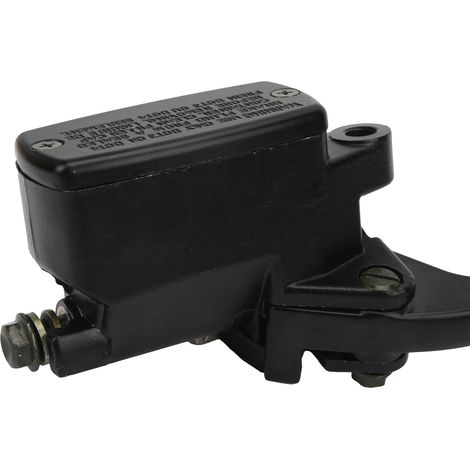 Modification moto : pompe supérieure de frein à disque universelle 25 mm, pompe hydraulique double, ensemble pompe d’embrayage et de frein (noir) (1/5)