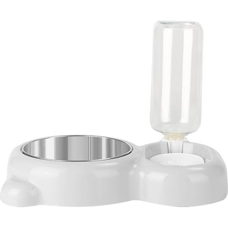 Bear Pet Cat Bowl Dog Bowl Cat Food Bowl Stainless Steel Multi-Function Dog Cat (1/5)