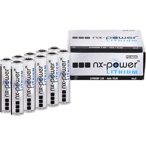 NX - Pile lithium AAA - L92 Nx-Power Lithium 1.5V 1200mAh