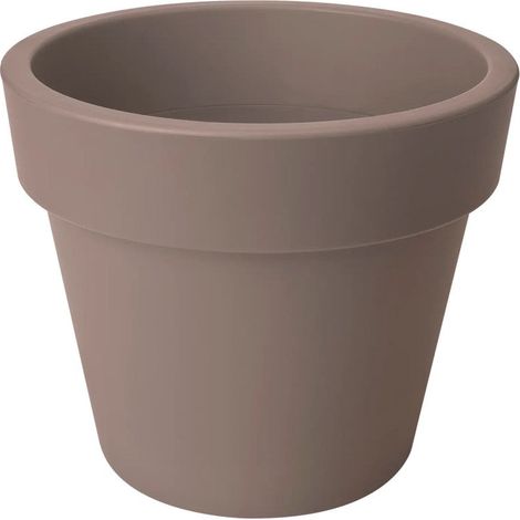Florus Mediterran Cilindro 30 Taupe Vaso Rotondo