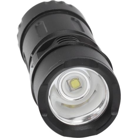 Petite lampe torche rechargeable USB, 5 modes, 1000 lm, étanche, compacte, format de poche, idéale pour les activités de plein air. (1/5)