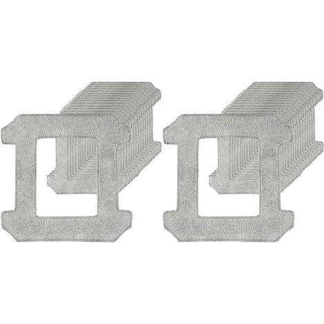 Lingettes de nettoyage pour robots lave-vitres Ecovacs Winbot W2S / W2S Omni, lingettes de nettoyage lavables en microfibre (16 pièces) (1/5)
