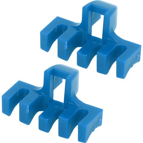 Lot de 2 écarteurs de charge pour cordage de raquettes de badminton et de tennis, accessoires de cordage pour machine à tirer les cordes, protection pour écarteur haute charge bleue (1/5)