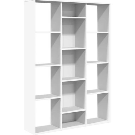 Maison Exclusive - Libreria/Divisorio Bianco 100x24x140 cm in Legno Multistrato