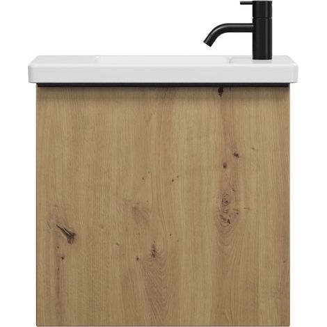burgbad Eqio lavabo de cerámica con mueble bajo para lavabo, (1/2)