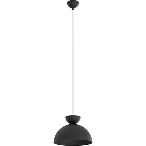 Lampadario Minimal Mulciber Acciaio Nero E Bianco 1 Luce Gx53 (1/5)