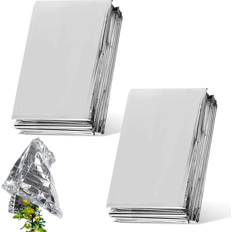2 Pellicola Telo Riflettente per Piante 130 x 210cm colture idroponiche e serre (1/5)