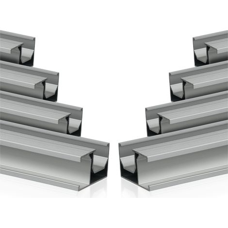 Zelsius Universal Aluminium Montageschiene 150 cm für Solarmodule, Befestigungsschiene, 8 Stück (1/3)