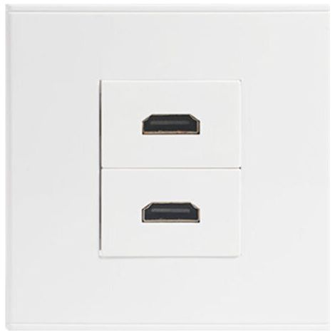Prise murale de Type 86, HDMI, câble réseau pour télévision numérique, haute définition (1/5)