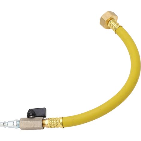 Kit d'hivernage pour camping-car, prise à connexion rapide à un tuyau d'arrosage de 3/4 pouces, raccord de robinet pour camping-car, bateau, camping-car, remorque de voyage, jaune (1/5)