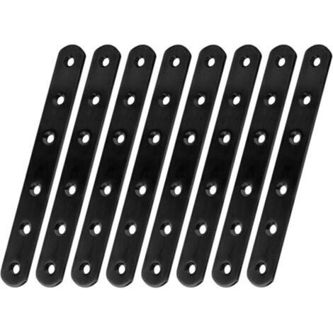 8 Pièces Equerre Fixation,Support d'angle en L FormeFixation Équerre (20 175 2.5mm)
