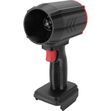 Souffleur d'air électrique 60 000 tr/min, 64 mm, sans balais, à vitesse variable, portable, pour la maison, la voiture et le camping (noir). (1/5)