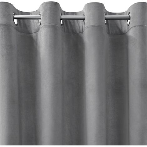 Tenda preconfezionata Eurofirany D91 rosa con occhielli 140x250 cm argento (1/5)