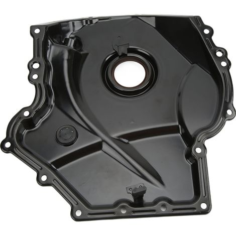 Carter de distribution moteur noir 06H 109 210 Q, pièce de rechange auto compatible CC, EOS, Scirocco (1/5)