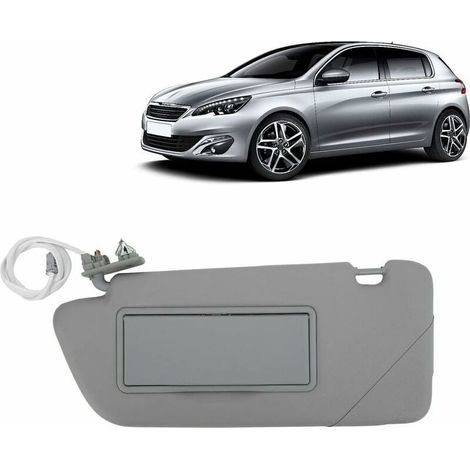 Online Store Pare-Soleil de Voiture Pare-Soleil de Voiture 8163EG ABS Intérieur Pare-Soleil Remplacement pour Peugeot 2008 3008 301 308 308S 408 508 98158119ZQ (1/4)