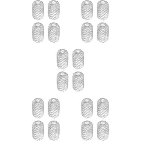 Protezione per grondaia regolabile in alluminio – altezza 16 cm, diametro 8 cm, quantità 1/2/3/5 pezzi (1/5)