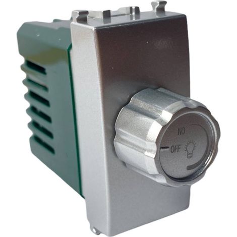 Interruttore dimmer compatibile con Living Light International Air regolatore controller con manopola per luci illuminazione led 500 watt 230V silver (1/3)