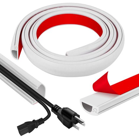 Câble flexible autocollant 1 m 7 x 14 mm pour sols, plafonds, murs, carrelage (1/5)