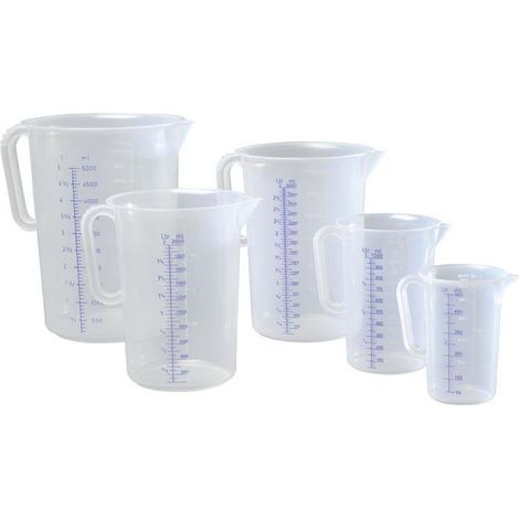 hünersdorff Messkanne 5000 ml Polypropylen transparent - 939000