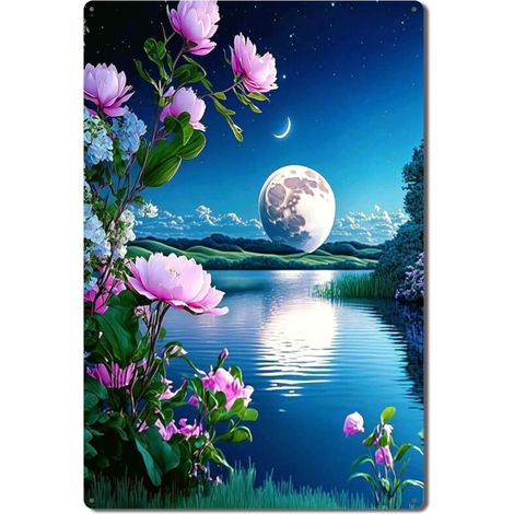 Plaque en Métal Style Vintage pour Café Gourmand, Compatible avec Tous les Styles de Décoration 30x20 cm. (1/5)
