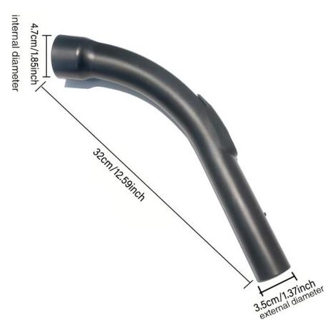 Poignée tube 35mm pour aspirateurs Miele S1 à S8 – Raccordement 35mm avec fonction de verrouillage – Régulation de puissance d'aspiration (1/4)