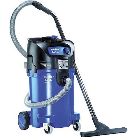 Nilfisk – Aspirateur professionnel eau et poussière 1500W – Dépression 250mbar – Capacité 30L – Pour chantiers humides et espaces confinés (1/3)