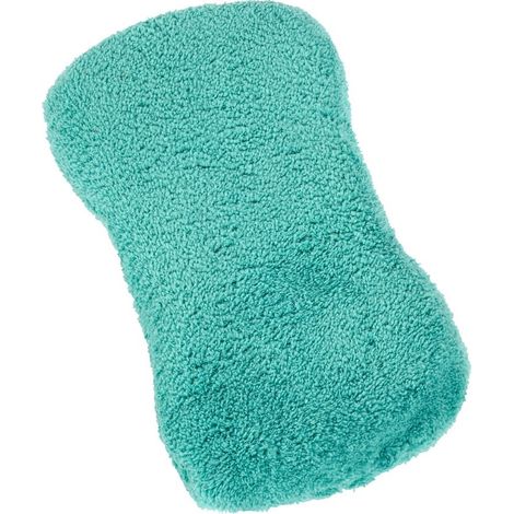 Car and Bike Care Cleaning Range Microfibre Bone Shaped Sponge, Teal (1/4)