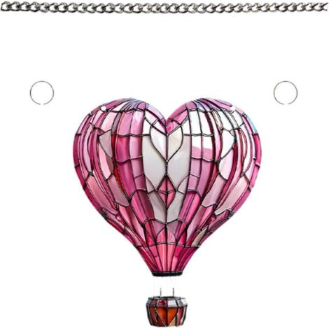 Décoration suspendue pour la Saint-Valentin, en acrylique, pour arbres et anniversaires en extérieur (1/4)