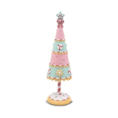 Decorazione Casa Natalizia Albero di Natale in Resina 31 cm (1/2)