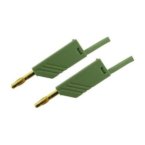 SKS Hirschmann MLN 50/2,5 GN cable de medida verde 0,50 m