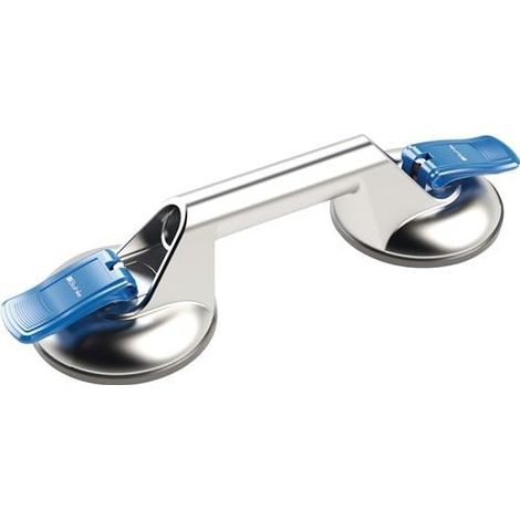 VERIBOR Ventouse Charge 60kg Diamètre Tête 120mm 2 Têtes Aluminium - BO 602.421 (1/4)