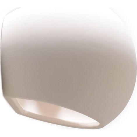 Lámparas de pared Globe blanco cerámica 1xE27 18cm Sollux