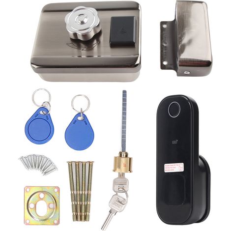Verrou intelligent à empreinte digitale Tuya WiFi, serrure numérique à contrôle à distance pour sécurité domestique (1/5)