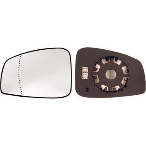 Verre de rétroviseur gauche asphérique chauffant Renault Laguna 3 2007-2015