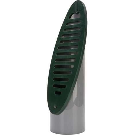 Émetteur de drain de cour en PVC avec grille amovible et inclinée, pour système de drainage vert (1/5)
