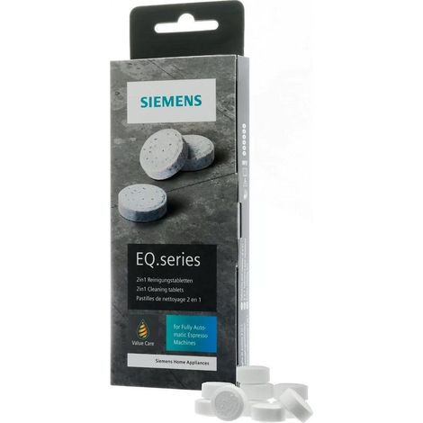 Set di 20 2 tablet di pulizia in 1 per macchine da caffè automatiche Eq Siemens (1/5)